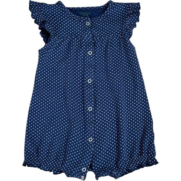Minicoco Girls Kids Short Sleeve One Piece Cotton Romper Outfit. 18-24 Months. - Picture 1 of 5